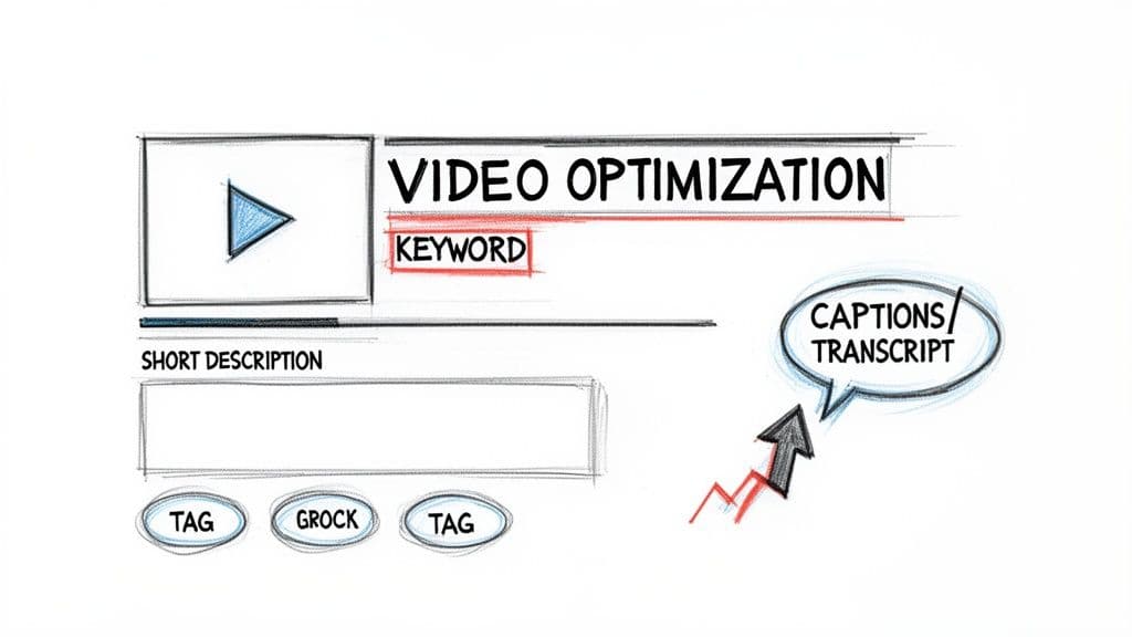 What is video seo video optimization