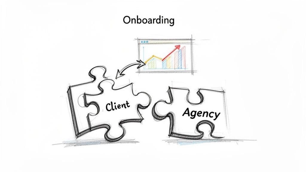 Ai search optimization agency uk client onboarding