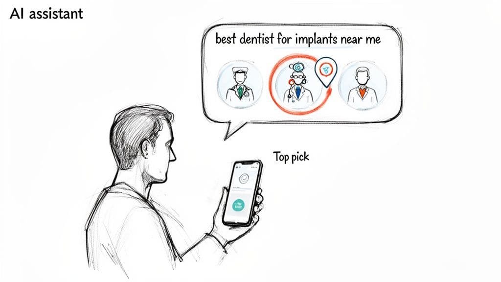 Ai visibility for dentists dentist search