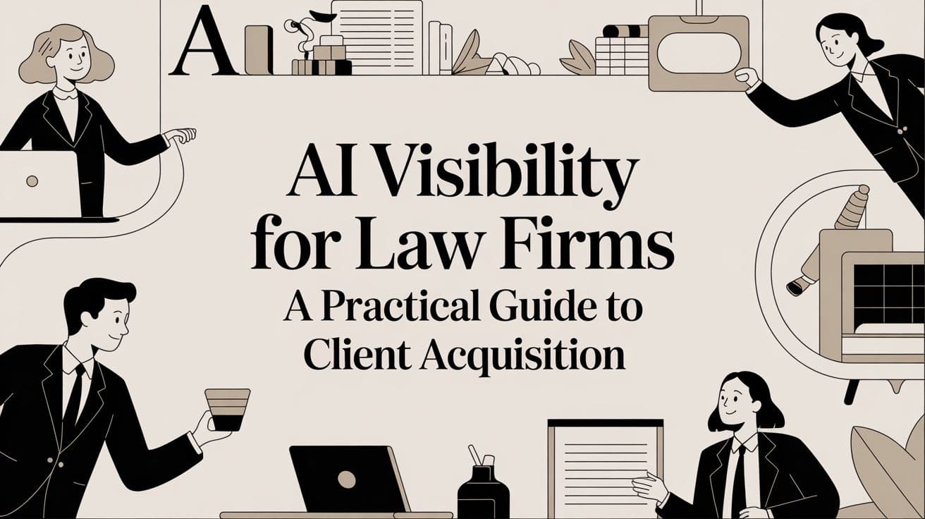 Cover image for AI Visibility for Law Firms A Practical Guide to Client Acquisition
