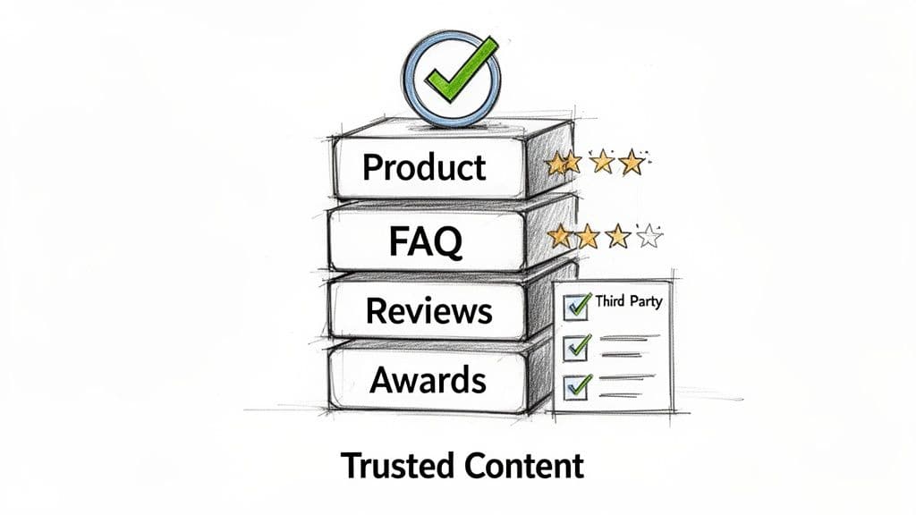 Chatgpt shopping optimization trusted content