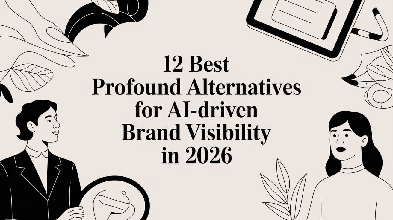 Cover image for 12 Best Profound Alternatives for AI-Driven Brand Visibility in 2026