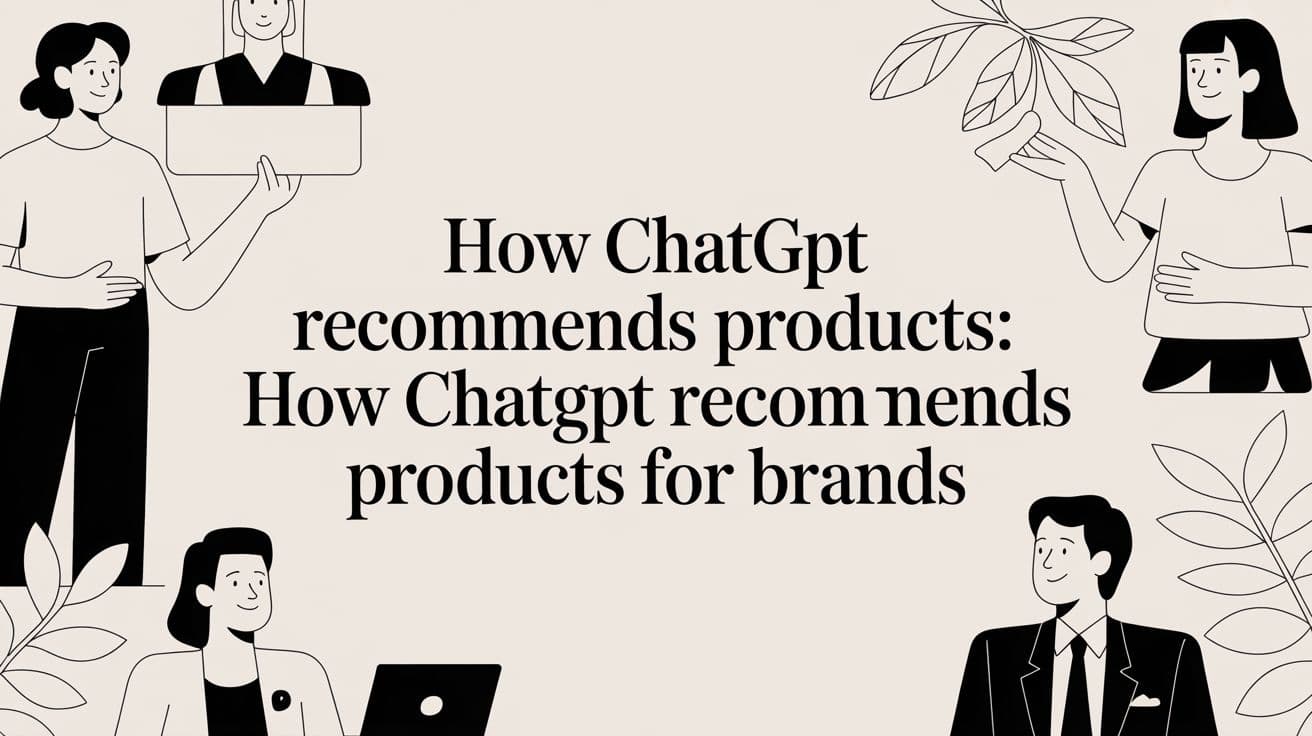Cover image for How chatgpt recommends products: how chatgpt recommends products for brands