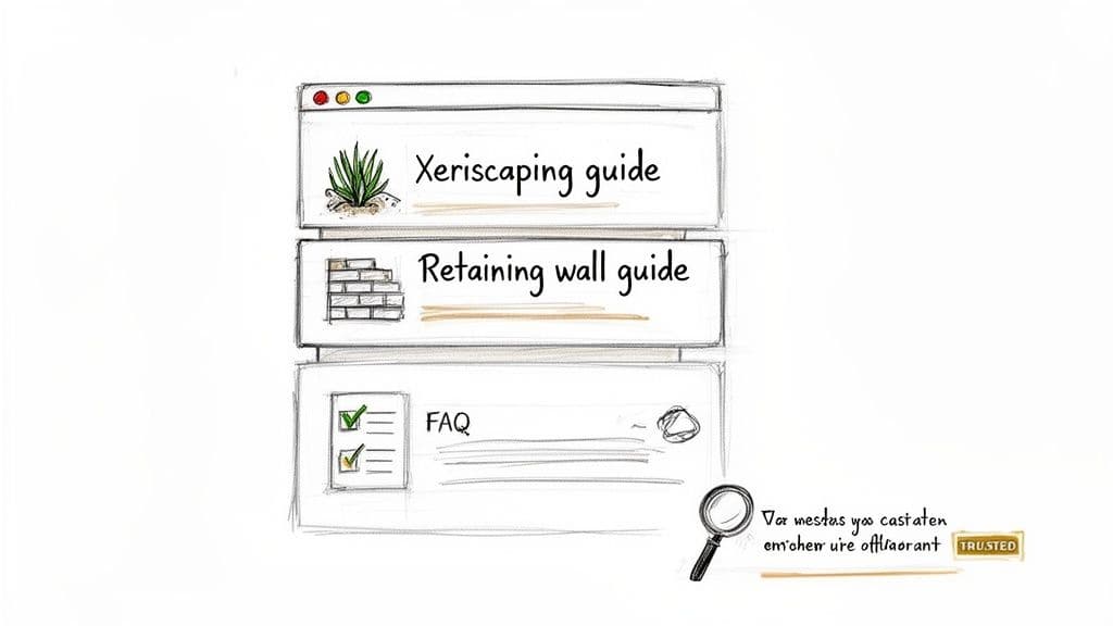 Chatgpt visibility landscapers landscaping guides