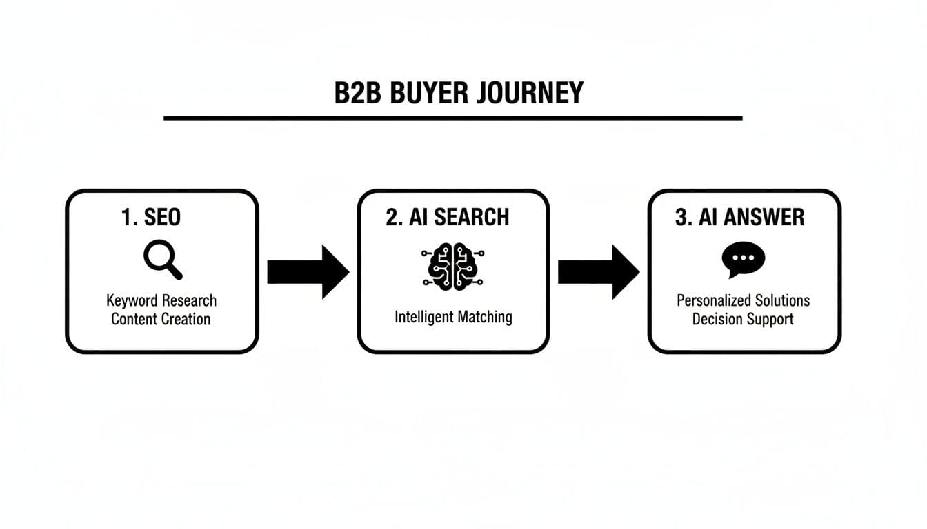 Ai visibility for b2b software buyer journey
