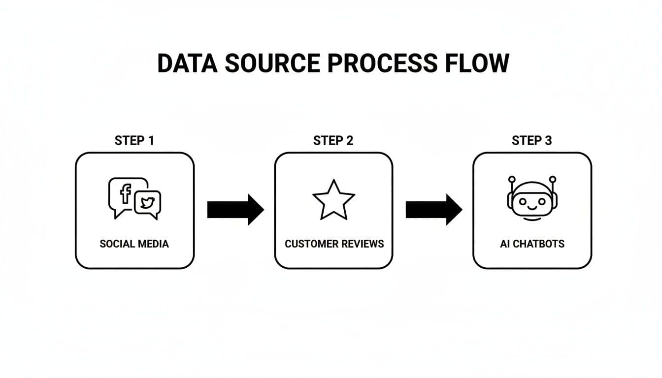 Brand sentiment analysis data sources