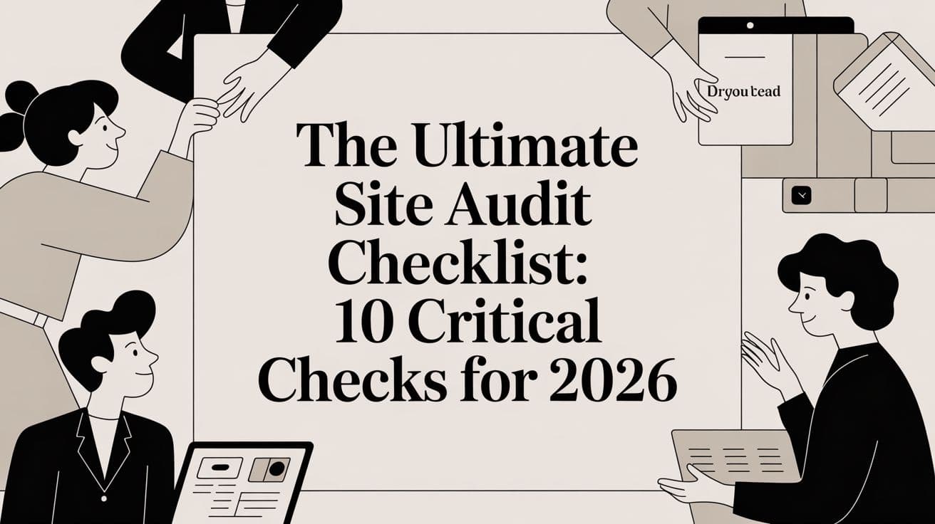 Cover image for The Ultimate Site Audit Checklist: 10 Critical Checks for 2026