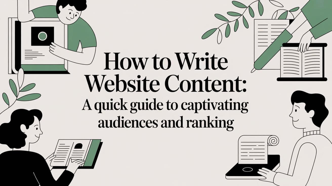 How to Write Website Content: A Quick Guide to Captivating Audiences and Ranking