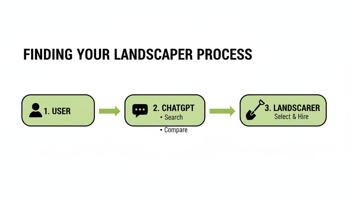 Chatgpt visibility landscapers landscaper process