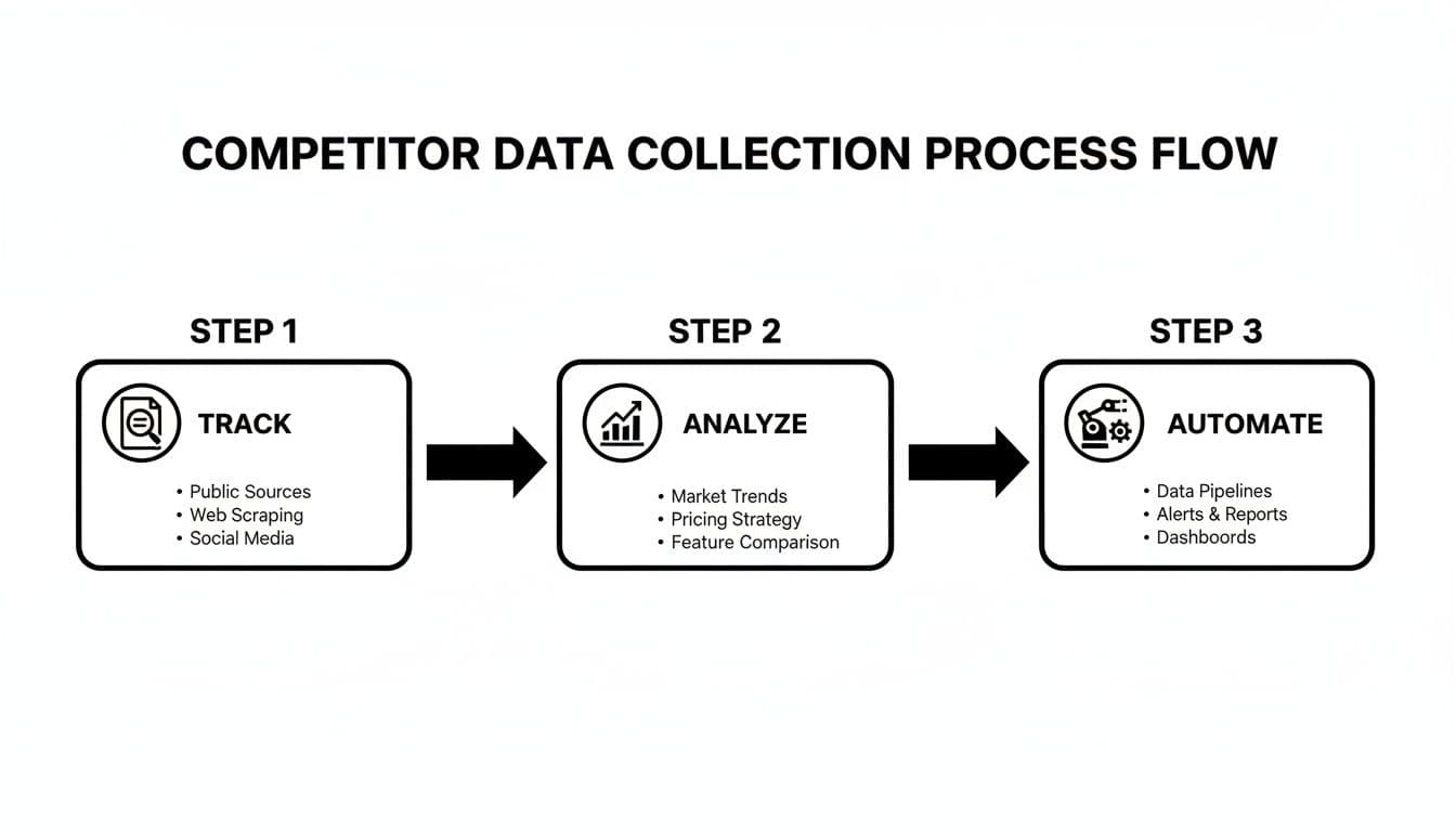 Benchmarking with competitors data collection