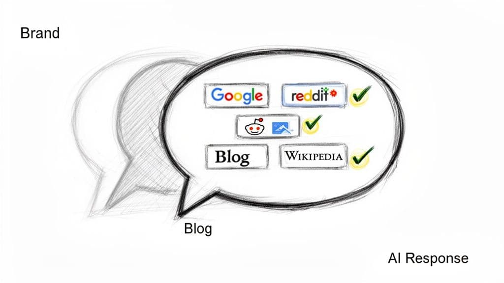 How to see brand visibility in chatgpt ai sources
