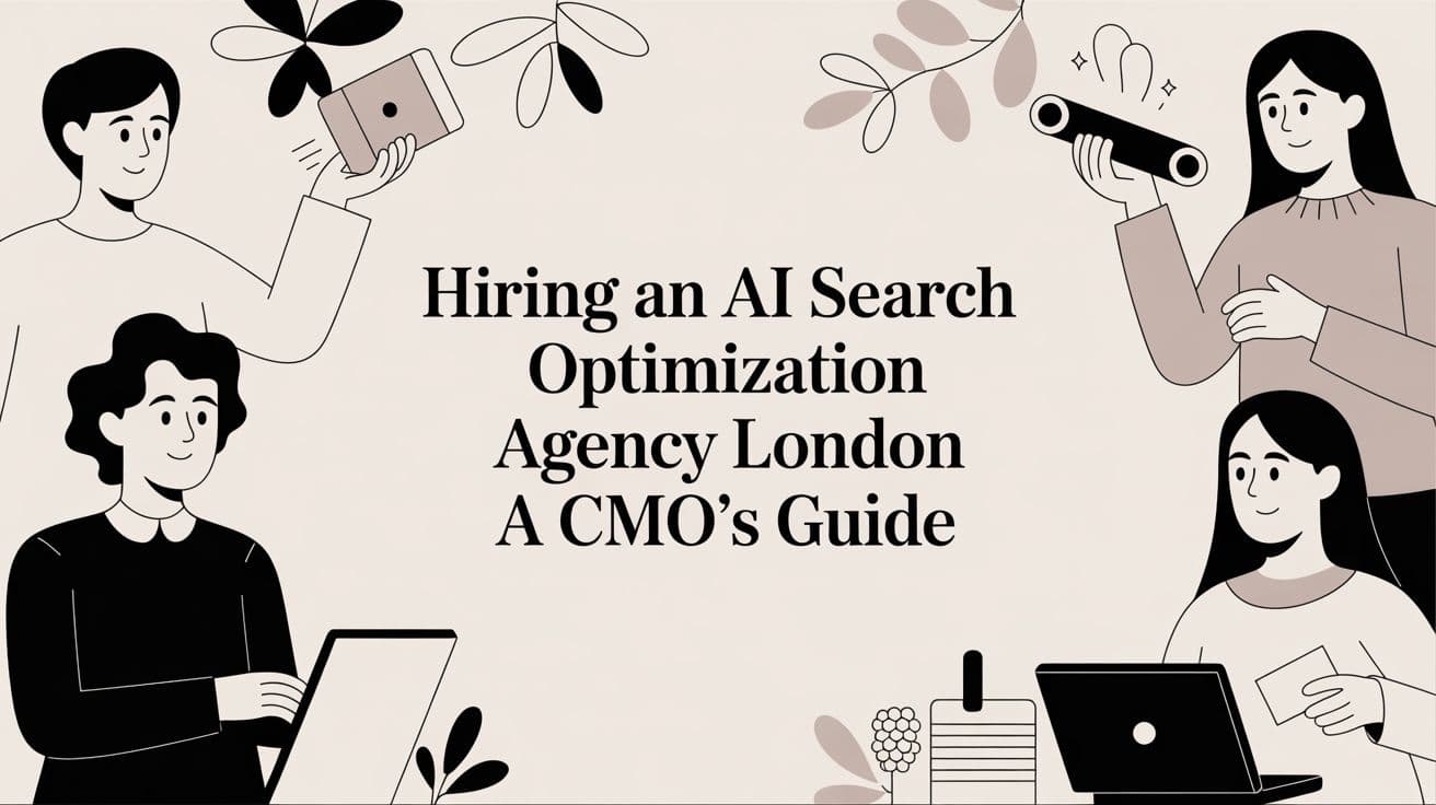 Cover image for Hiring an AI Search Optimization Agency London A CMO's Guide