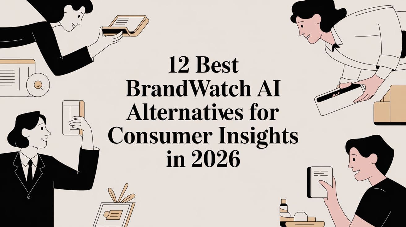 Cover image for 12 Best Brandwatch AI Alternatives for Consumer Insights in 2026