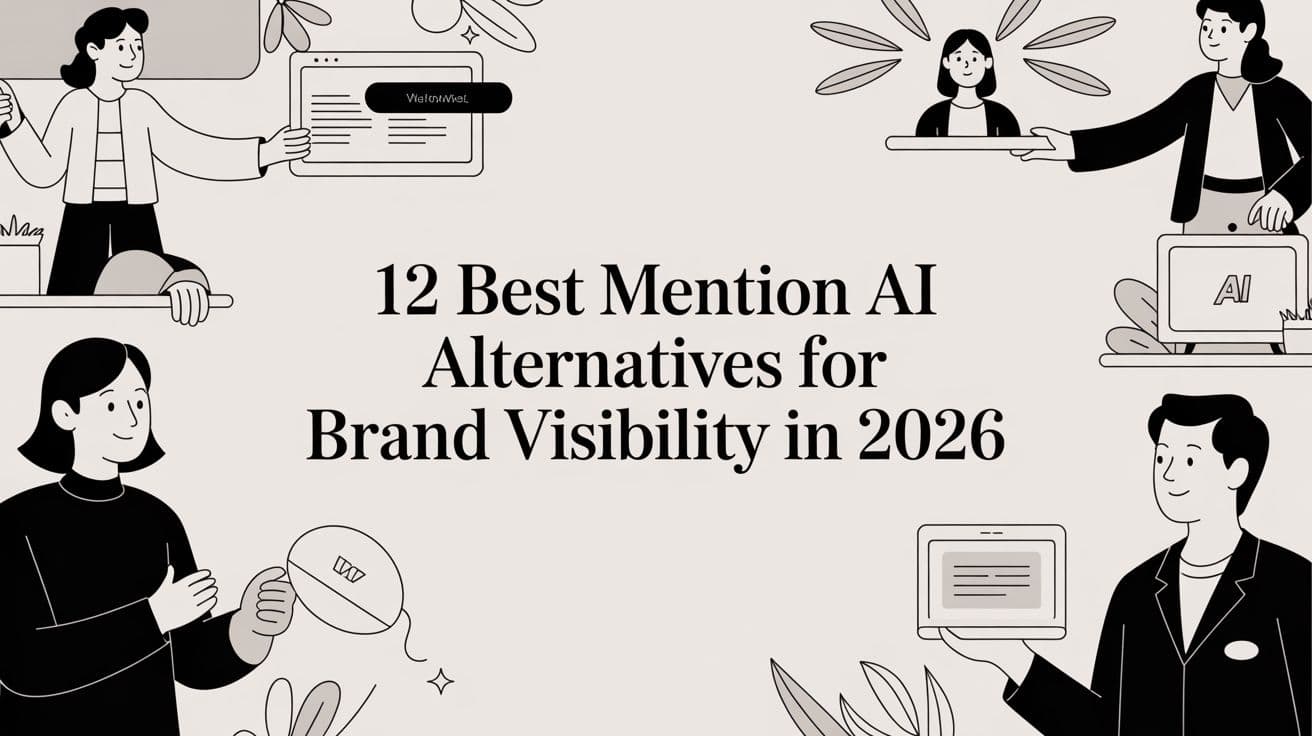 Cover image for 12 Best Mention AI Alternatives for Brand Visibility in 2026