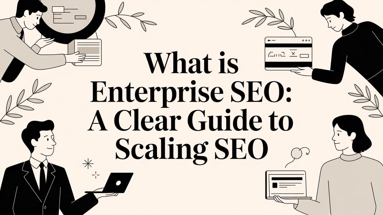 Cover image for What is enterprise seo: A Clear Guide to Scaling SEO