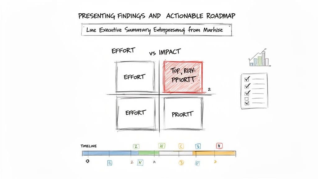 Seo audit report format roadmap strategy