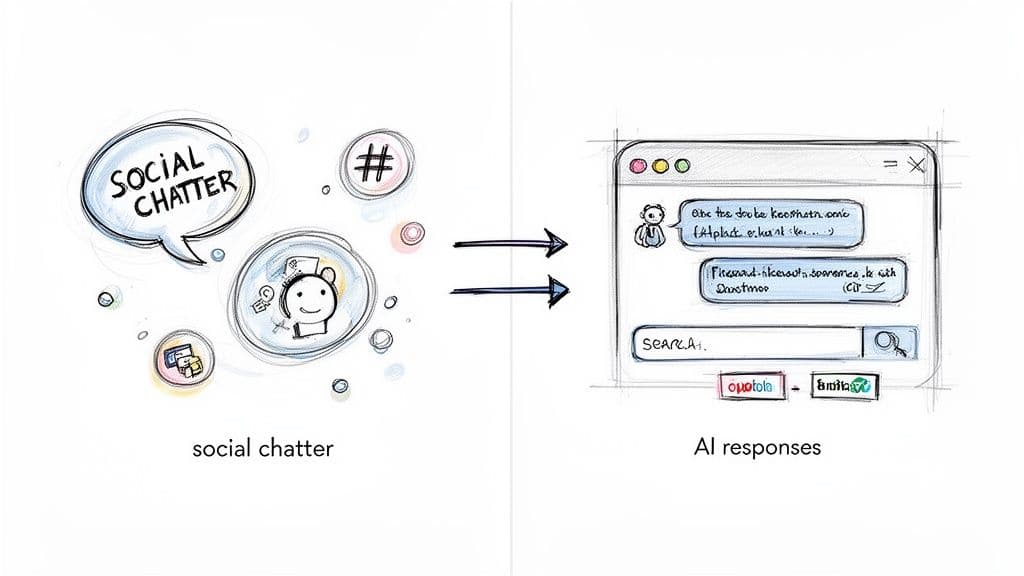 Artificial intelligence monitoring social ai