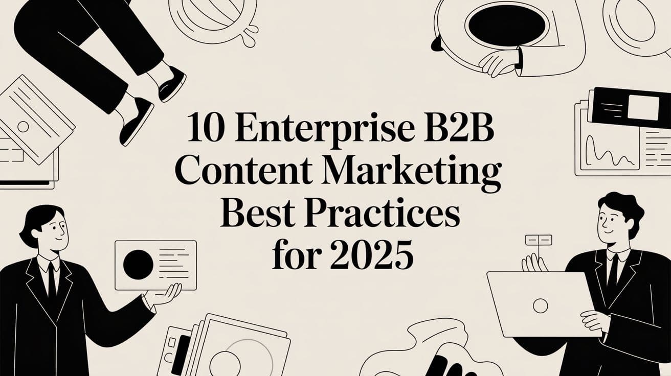 10 Enterprise B2B Content Marketing Best Practices for 2025