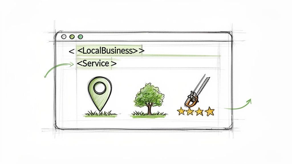 Chatgpt visibility landscapers local business schema