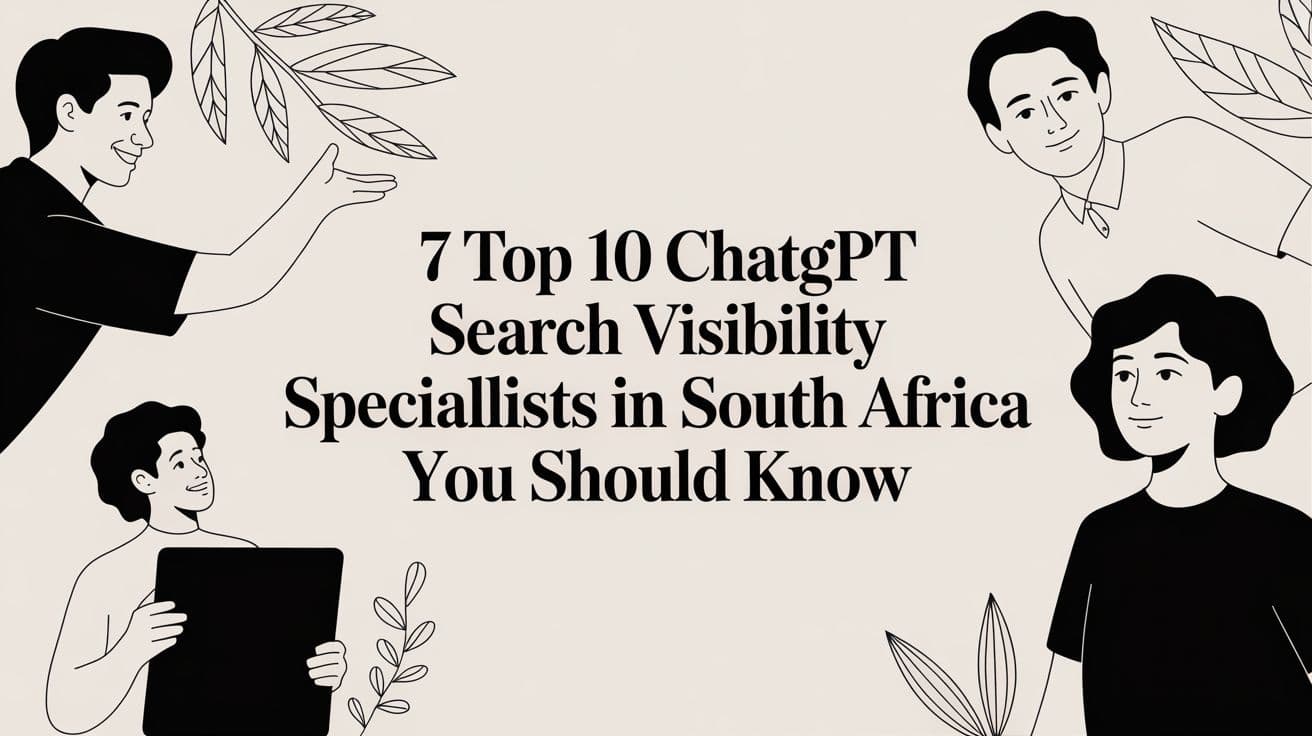 7 Top 10 chatgpt search visibility specialists in south africa You Should Know