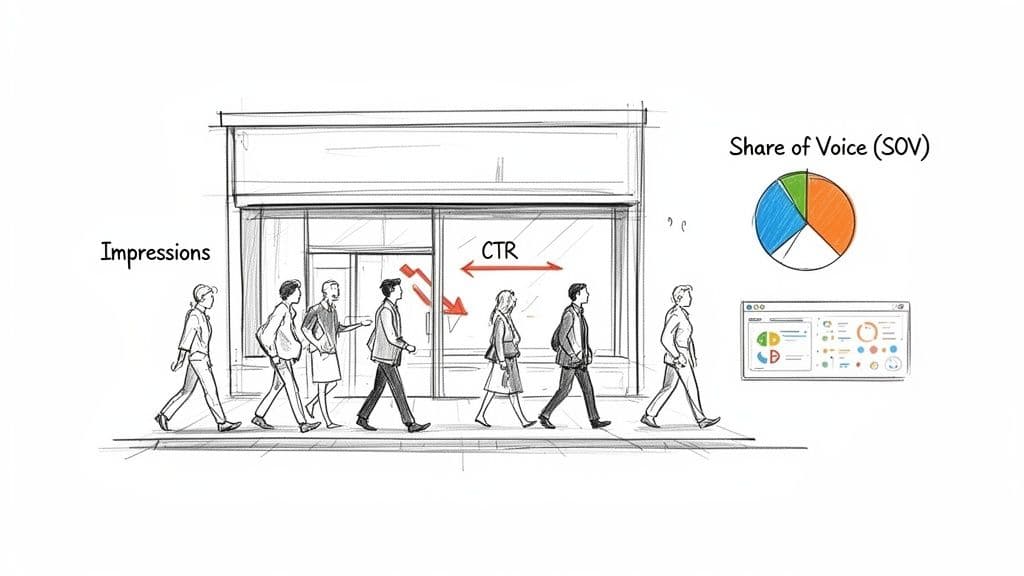 Seo visibility search metrics marketing metrics