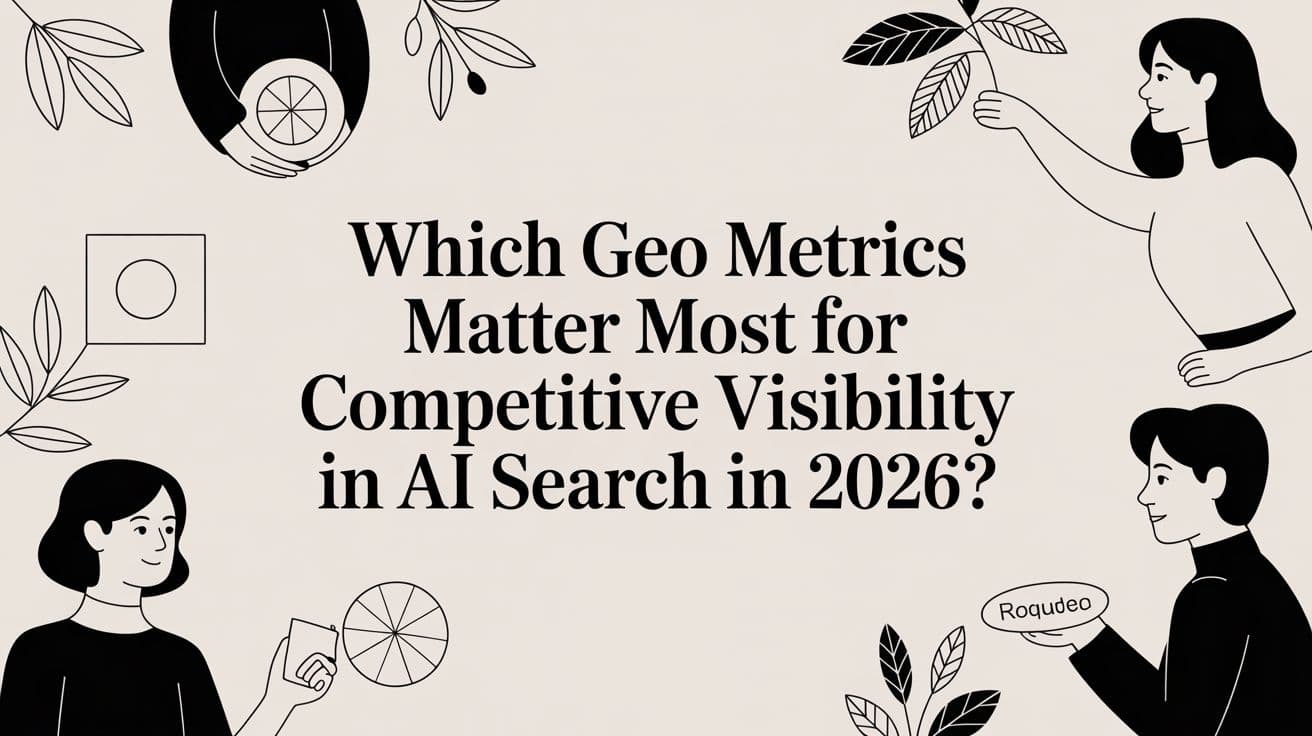 Which geo metrics matter most for competitive visibility in ai search in 2026?