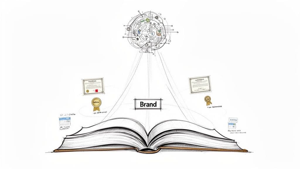 Ads in chatgpt brand concept