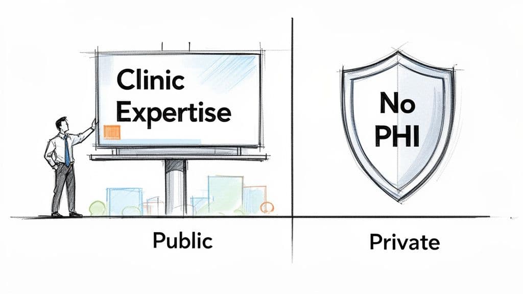 Ai visibility agency for clinics public private