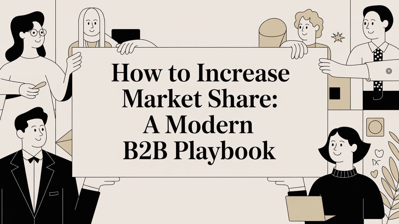 Cover image for How to Increase Market Share: A Modern B2B Playbook