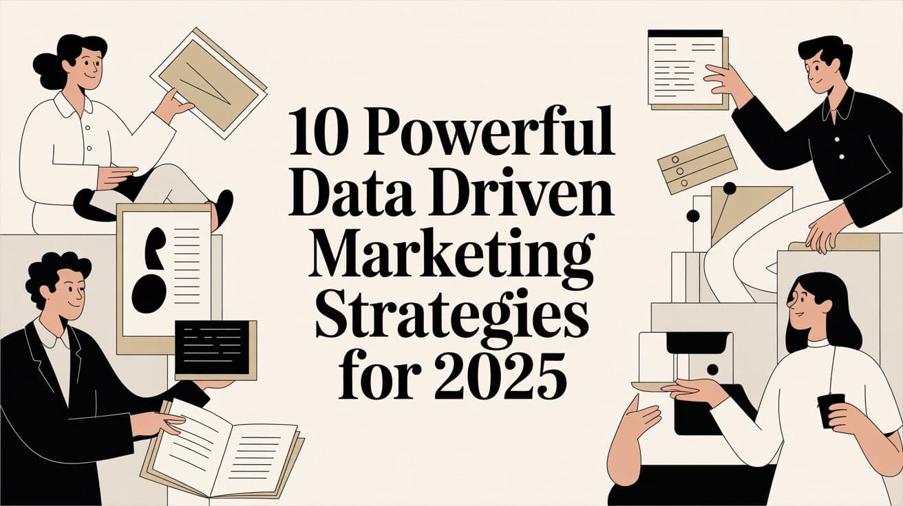 10 Powerful Data Driven Marketing Strategies for 2026