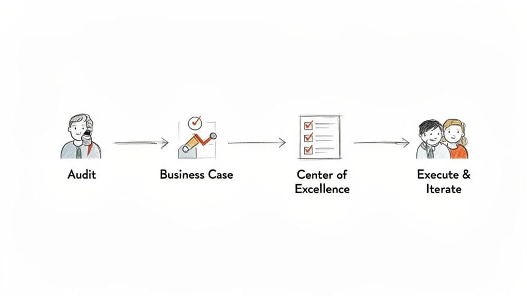 What is enterprise seo business process
