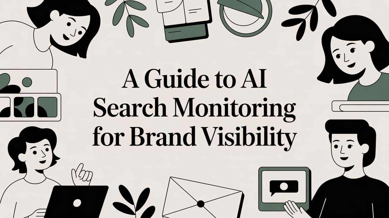 Cover image for A Guide to AI Search Monitoring for Brand Visibility