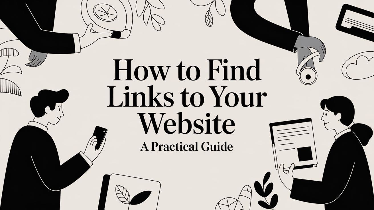 How to Find Links to Your Website A Practical Guide