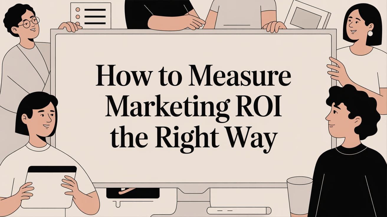 How to Measure Marketing ROI The Right Way