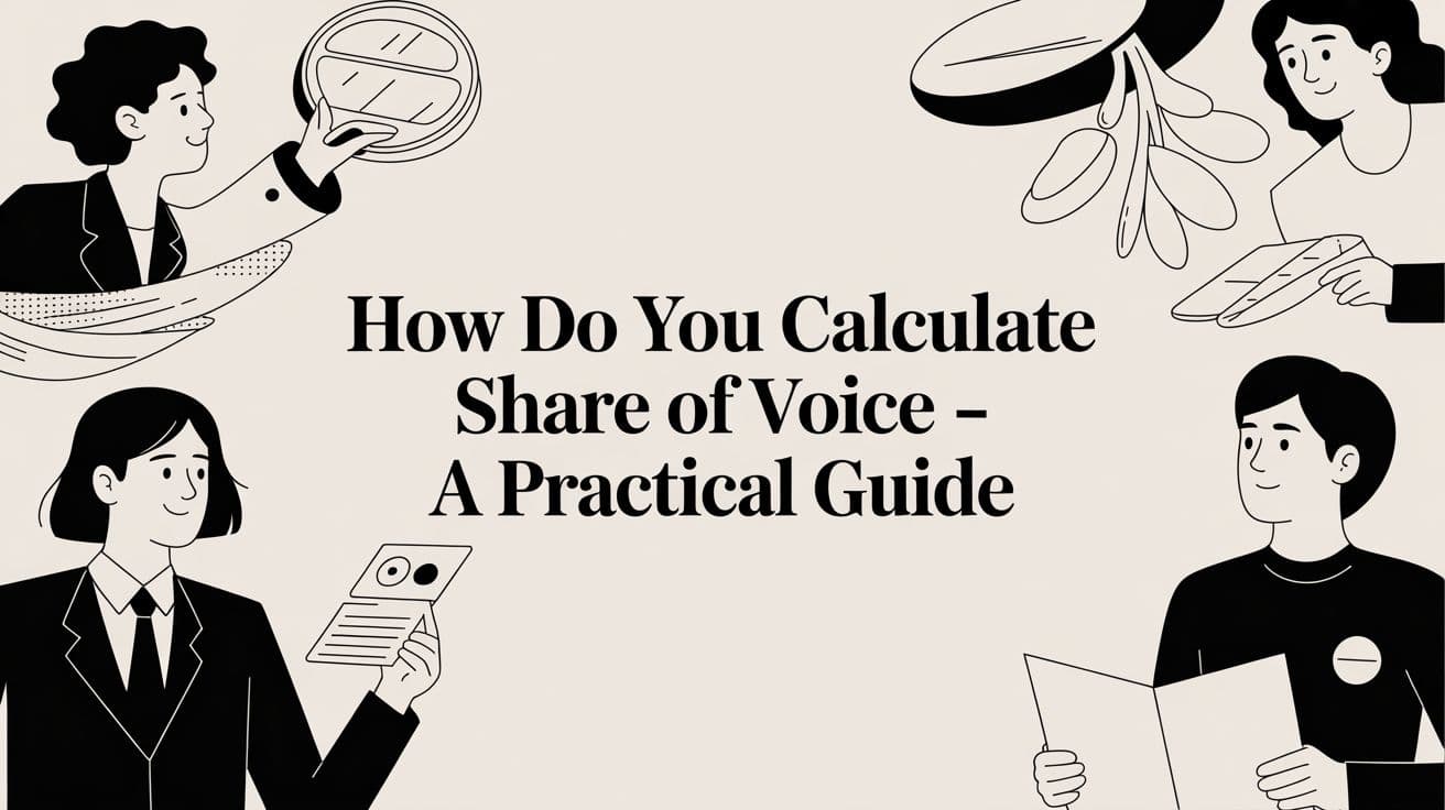 how do you calculate share of voice - a practical guide