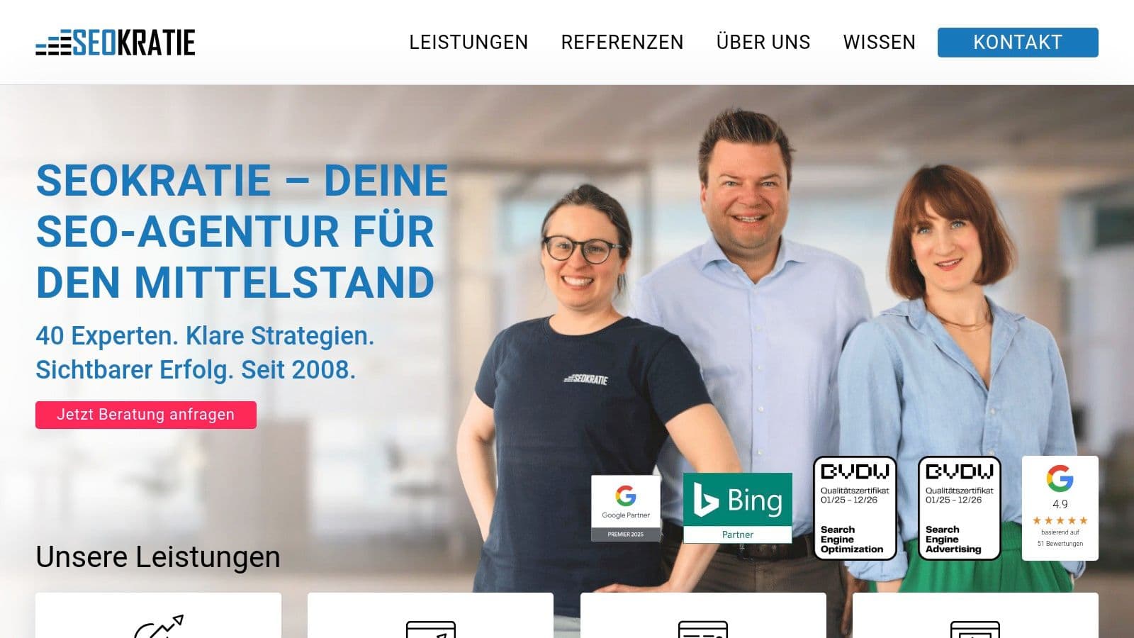 Ai search optimization agency germany seo team