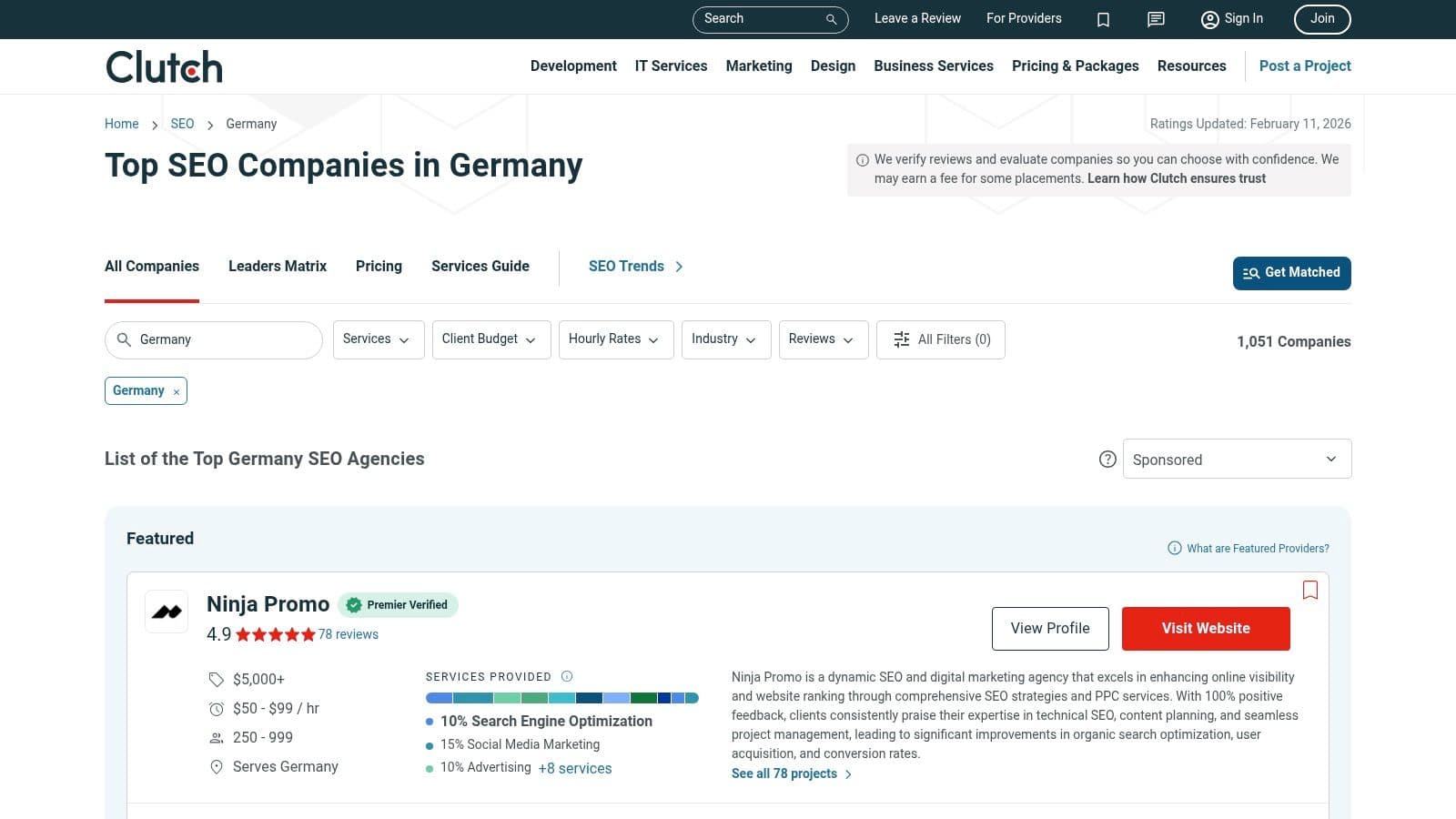 Ai search optimization agency germany seo companies