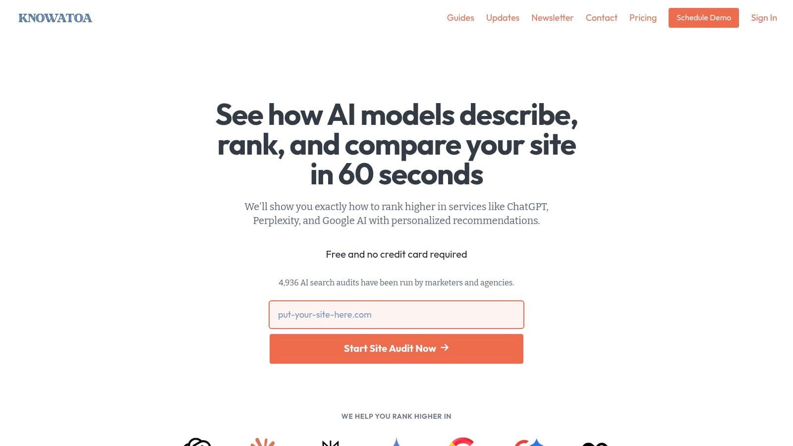 Best profound alternatives landing page