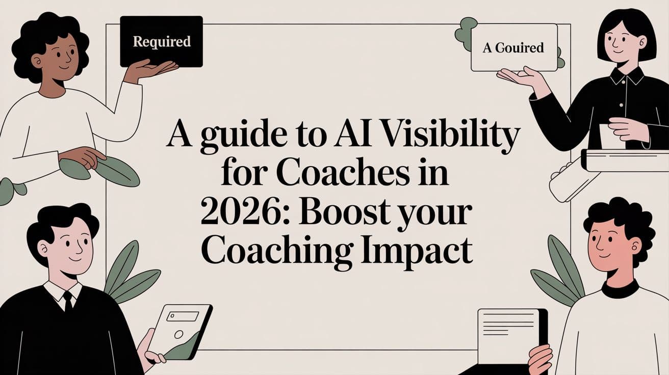 Cover image for A Guide to ai visibility for coaches in 2026: Boost Your Coaching Impact