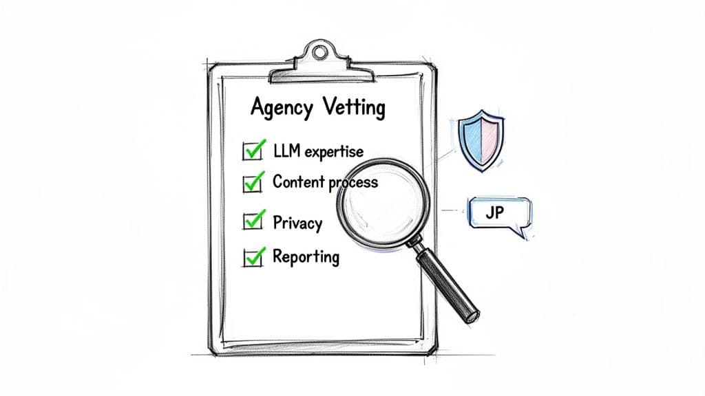 Ai search optimization agency japan agency vetting