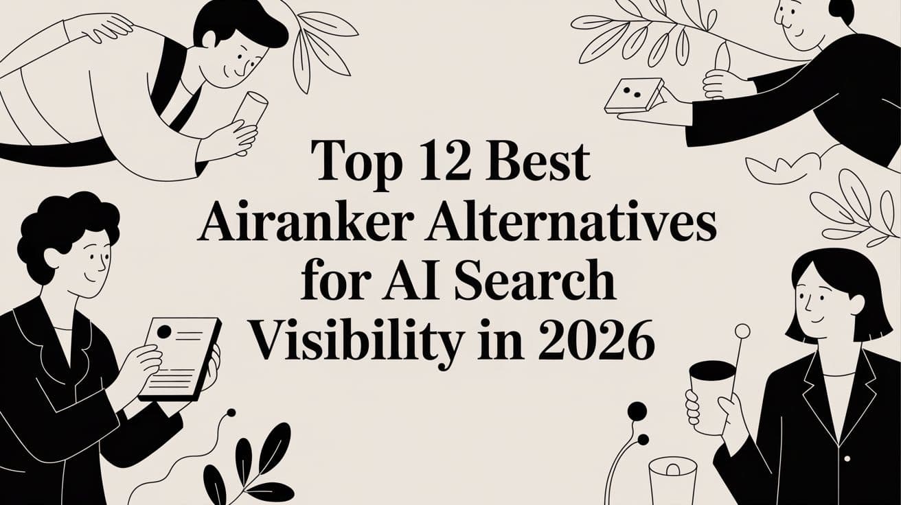 Cover image for Top 12 Best Airanker Alternatives for AI Search Visibility in 2026