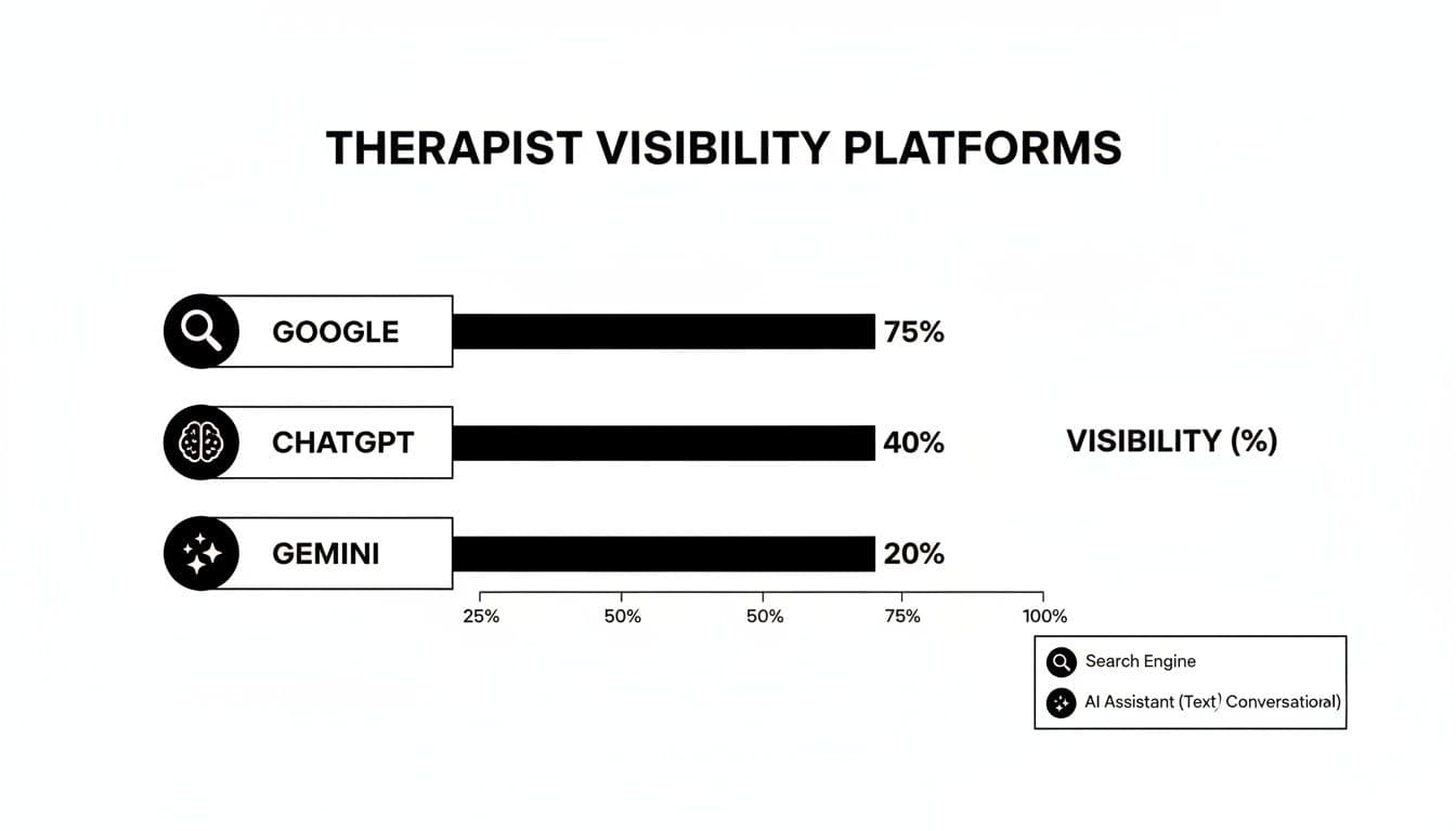 Ai visibility for therapists platform visibility