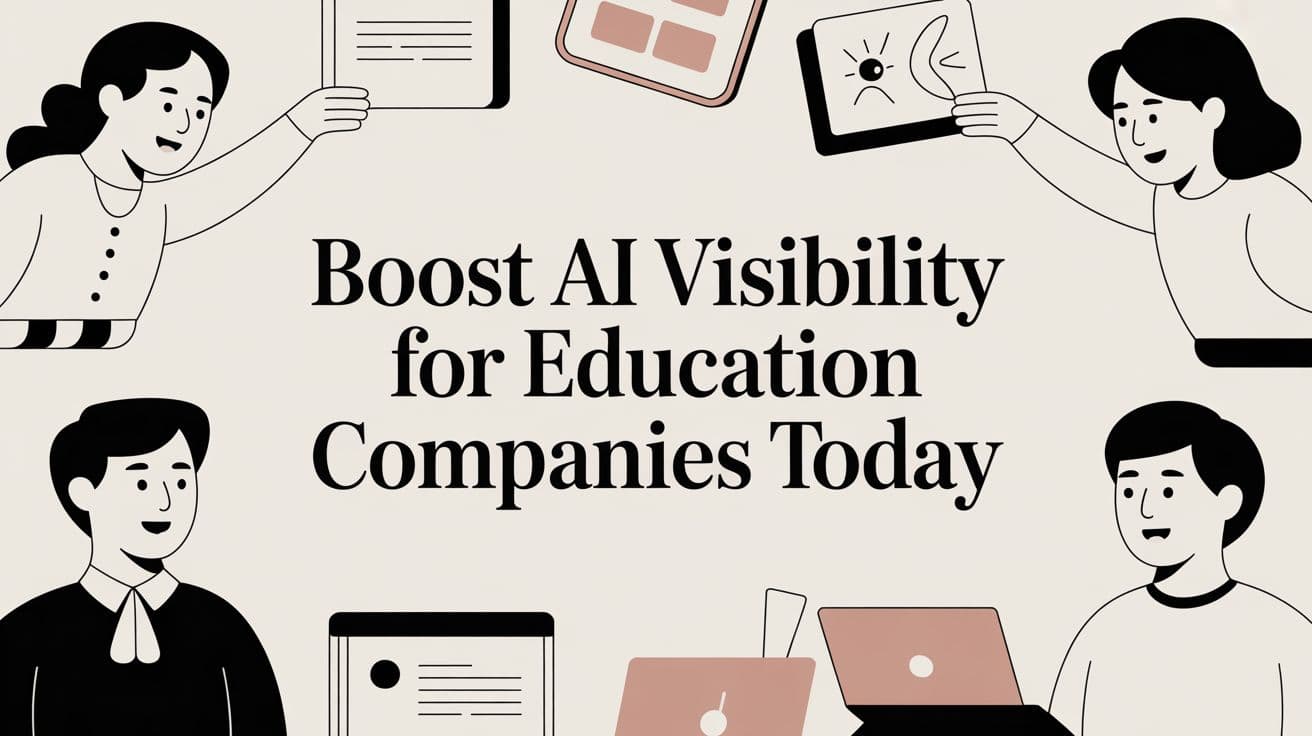 Cover image for Boost ai visibility for education companies today