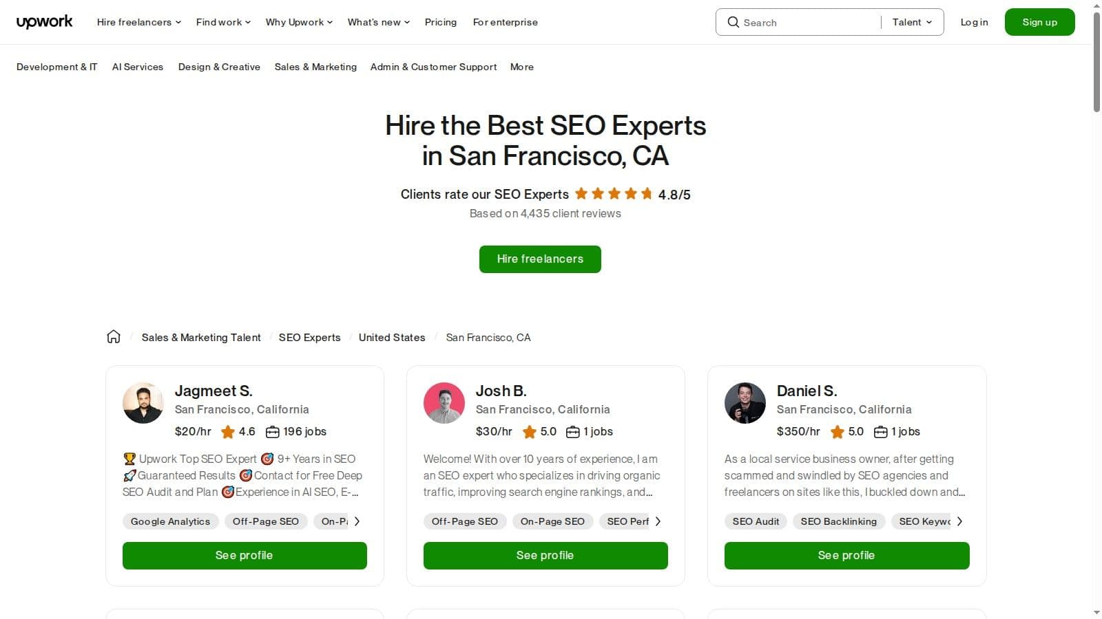 Best ai search optimization agency in san francisco seo experts