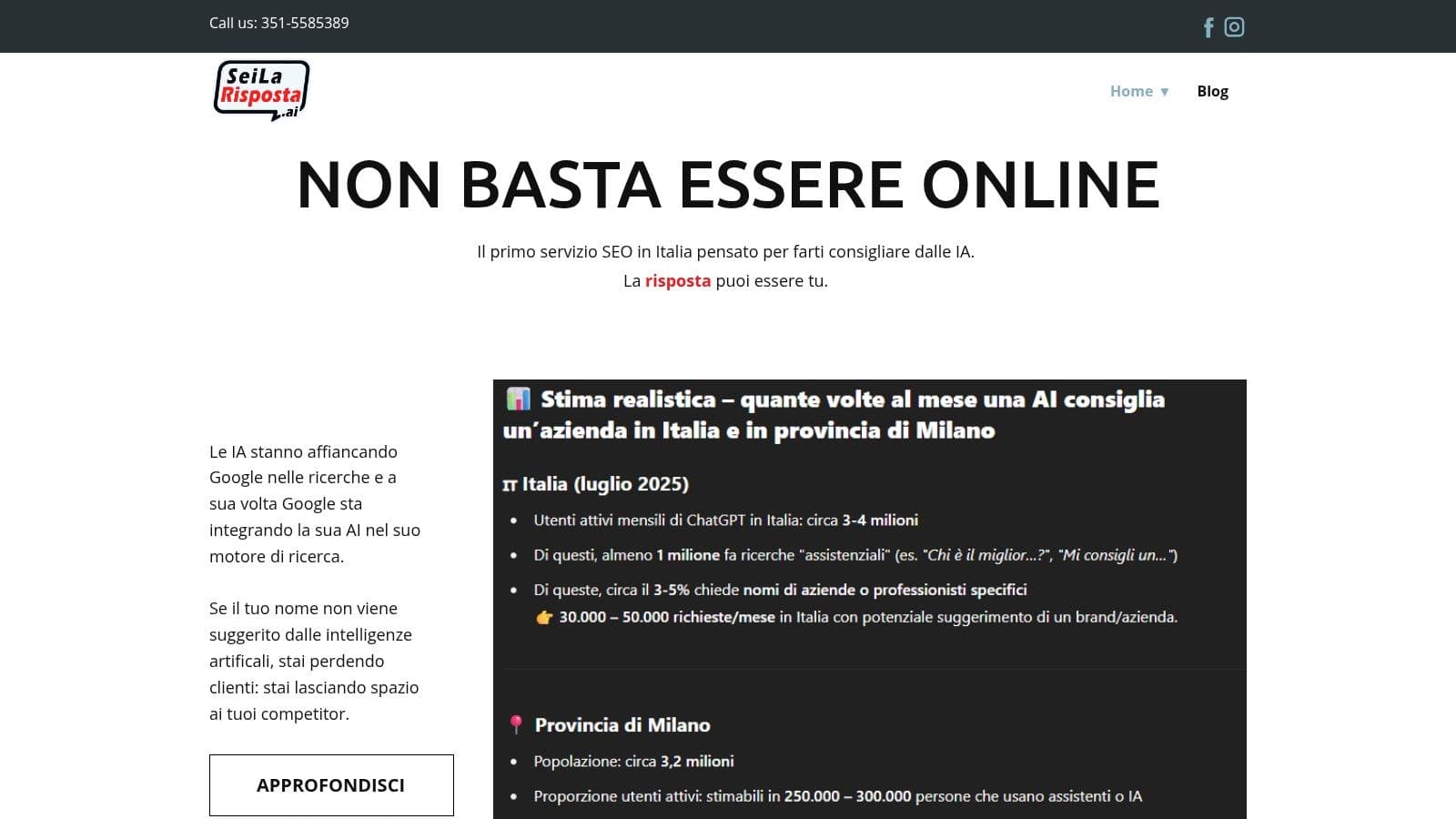 Ai search optimization agency italy ai seo