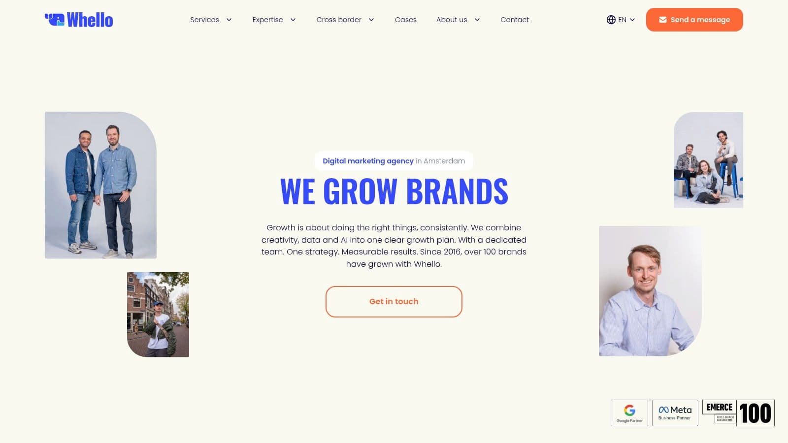 Ai search optimization agency netherlands agency homepage